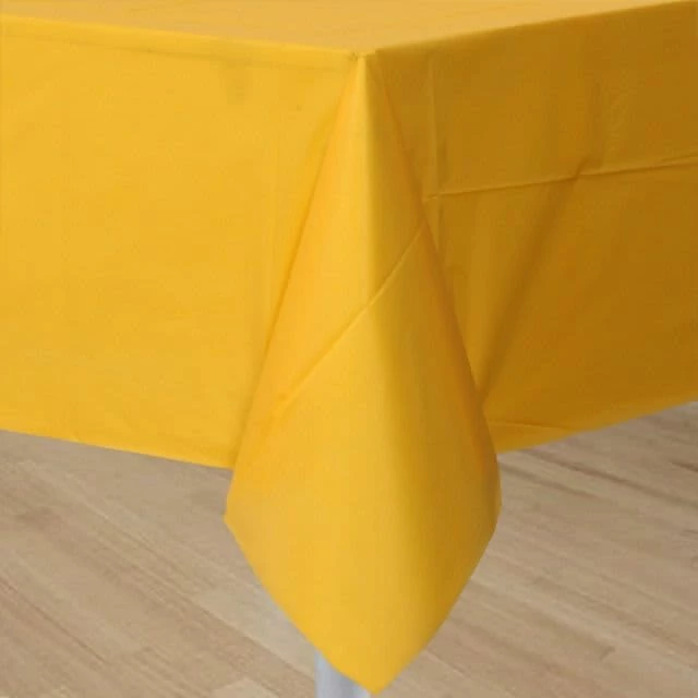 Funny Balloonsusa Plastic Tablecloth ( Yellow) 030340 Accessories 3 Funny Balloonsusa Plastic Tablecloth ( Yellow) 030340 Accessories