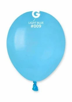 Funny Balloons Usa A50: #009 Light Blue 050912 Standard Color 5 In