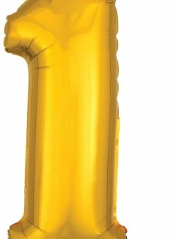 Funny Balloons Usa 1 Gold 3655301 - 26 In Foil Balloons