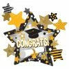 Funny Balloonsusa Congrats Grad Star Cluster 85281-365 Foil Balloons