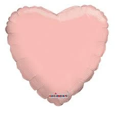 Funny Balloons Usa Rose Gold Heart 15721-18 Foil Balloons