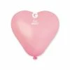 Funny Balloons Usa Latex Balloons CR6: #057 Pink Heart Shape 575712