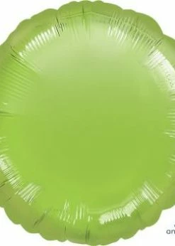 Funny Balloonsusa Metallic Lime Green Round 06150