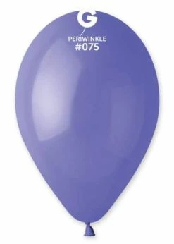 Funny Balloons Usa G110: #075 Periwinkle 117509 Standard Color 12 In