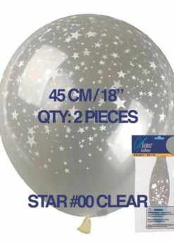 Funny Balloons Usa GS18: #001 Stars 903508 Solid Shapes