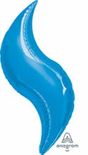 Funny Balloons Usa Blue Curve 1623099 - 28 In
