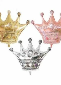 Funny Balloons Usa Foil Balloons Mini Gold Crown 393900
