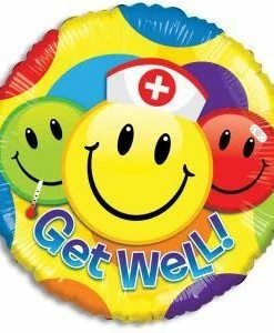 Funny Balloonsusa Smiley Nurse Get Well 19720 Foil Balloons