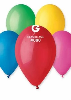 Funny Balloons Usa G110: #080 Standard Ass. 118001 Standard Color 12 In