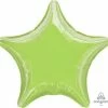 Funny Balloonsusa Metallic Lime Green Decor Star 07128
