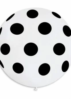 Funny Balloons Usa G220P: #001 White Polka Dot 314311