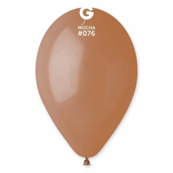 Funny Balloons Usa G110: #076 Mocha 117608 Standard Color 12 In Latex Balloons 3 Funny Balloons Usa G110: #076 Mocha 117608 Standard Color 12 In Latex Balloons