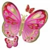 Funny Balloons Usa Red, Pink And Gold Butterfly 4363801