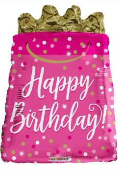 Funny Balloonsusa Happy Birthday Gift Bag 15944-18 Foil Balloons