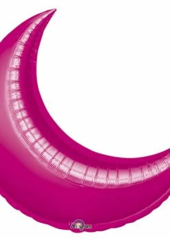 Funny Balloons Usa Foil Balloons Fuchsia Crescent 1619799 - 17 In