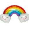 Funny Balloonsusa Rainbow With Clouds Foil Balloons