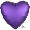 Funny Balloonsusa Satin Luxe Purple Heart 3681802 Foil Balloons