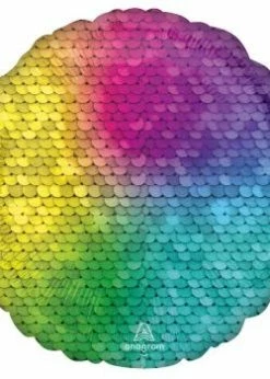 Funny Balloonsusa Rainbow Jewel Sequins 42197 - 18 In Foil Balloons