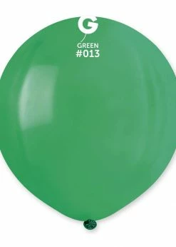 Funny Balloons Usa G150: #013 Green 151350 Standard Color 19in Latex Balloons