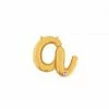Funny Balloonsusa Foil Balloons Gold A Letter Script - 14 In