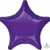 Funny Balloonsusa Quartz Purple Decor Star 224802 Foil Balloons