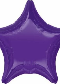 Funny Balloonsusa Quartz Purple Decor Star 224802 Foil Balloons