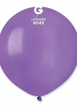 Funny Balloons Usa G150: #049 Lavender 154955 Standard Color 19 In Latex Balloons