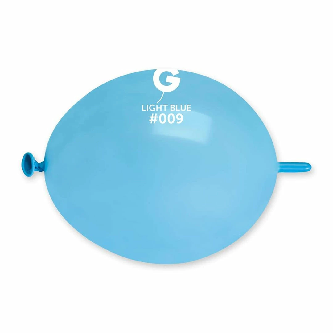 Funny Balloons Usa GL6: #009 Light Blue 060911 - 6 In 3 Funny Balloons Usa GL6: #009 Light Blue 060911 - 6 In