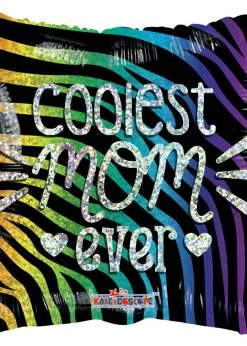 Funny Balloons Usa Coolest Mom Ever 84299-18 Foil Balloons