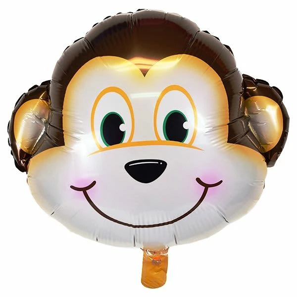 Funny Balloons Usa Mini Monkey Head 48663 Foil Balloons 3 Funny Balloons Usa Mini Monkey Head 48663 Foil Balloons