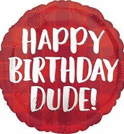 Funny Balloonsusa Happy Birthday Dude 3962301 Foil Balloons