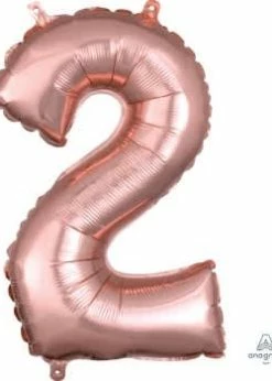 Funny Balloonsusa 2 Rose Gold 3748701 - 14 In