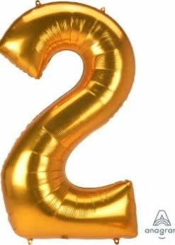 Funny Balloonsusa 2 Jumbo Gold 3889011 - 53 In