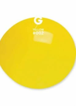 Funny Balloons Usa GL13: #002 Yellow 130201 - 13 In Latex Balloons