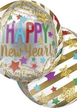 Funny Balloons Usa Foil Balloons New Years Stars And Colors Orbz 36045