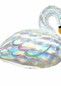 Funny Balloons Usa Foil Balloons Iridiscent Swan 4121301