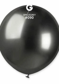 Funny Balloons Usa GB150: #090 SpaceGrey 159059 Shiny Balloons