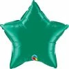 Funny Balloonsusa Foil Balloons Green Star 126250 - 20 In