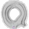 Funny Balloons Usa Silver Q Letter 14917S - 7 In