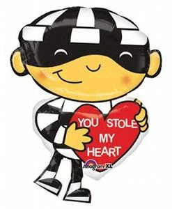 Funny Balloonsusa Jumbo Love Bandit Balloon 27635 Foil Balloons
