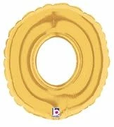 Funny Balloonsusa Foil Balloons Number 0 Gold 7 In