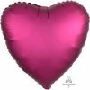 Funny Balloonsusa Satin Luxe Pomegranate Heart 36828 Foil Balloons