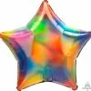 Funny Balloonsusa Foil Balloons Iridiscent Rainbow Star - 3927101