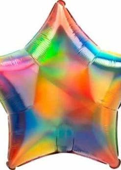 Funny Balloonsusa Foil Balloons Iridiscent Rainbow Star - 3927101