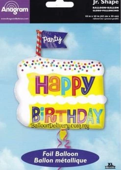 Funny Balloonsusa Happy Birthday Cake Slice 35152