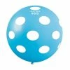 Funny Balloons Usa Latex Balloons G220P: #009 Light Blue Polka Dot 314335 1 Funny Balloons Usa Latex Balloons G220P: #009 Light Blue Polka Dot 314335