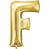 Funny Balloonsusa Foil Balloons Gold F Giant Letter 3295701 - 34 In