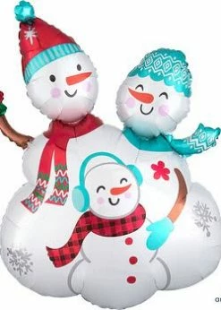 Funny Balloonsusa Snow Familiy 4009401 Foil Balloons