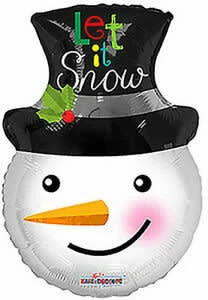 Funny Balloonsusa Snowman 89118-18 Foil Balloons