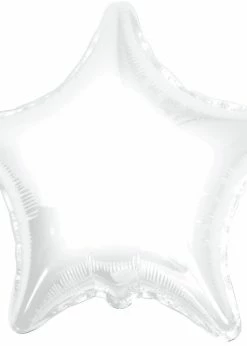 Funny Balloonsusa White Star 17572-18
